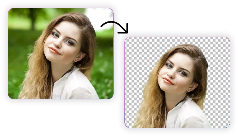 PosterMaker AI background removal tool